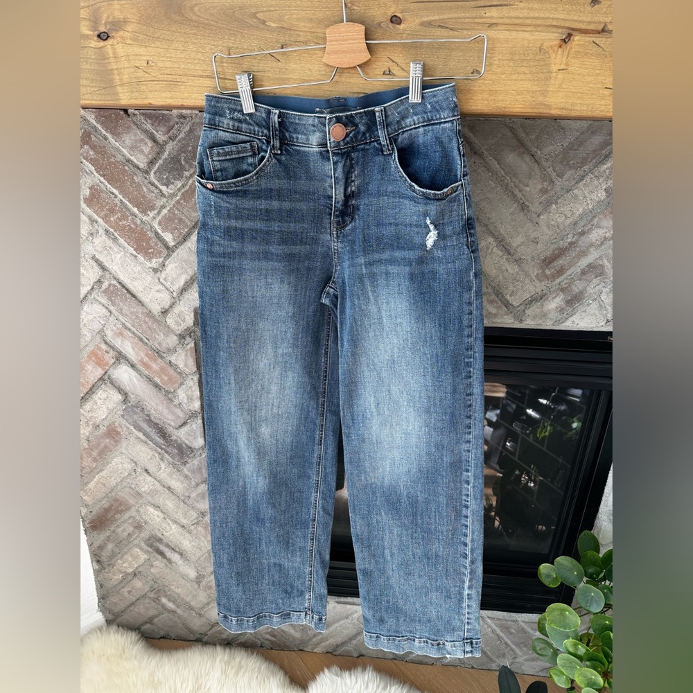 Wit & Wisdom High Waist Wide Leg Jeans